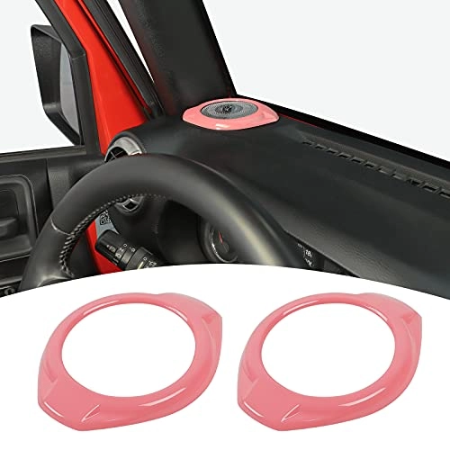 JeCar A Pillar Speaker Decoration Cover Trim - Jeep Wrangler JK & Unlimited 2015-2018