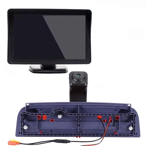 Reversing Camera + LCD Colour Display Monitor - Night vision AHD video signal or CVBS signal 1280 x 720 pixels