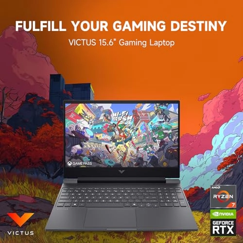 Victus RTX 4050 TPN-Q279 - 15.6'' Ryzen 7-7445HS 32GB DDR5 1TB SSD Bundle