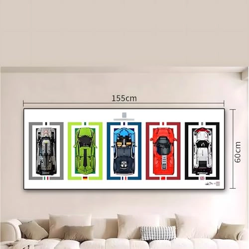 Wall Mounted Display Frame (42115) - 1:14 Scale Five Vehicles