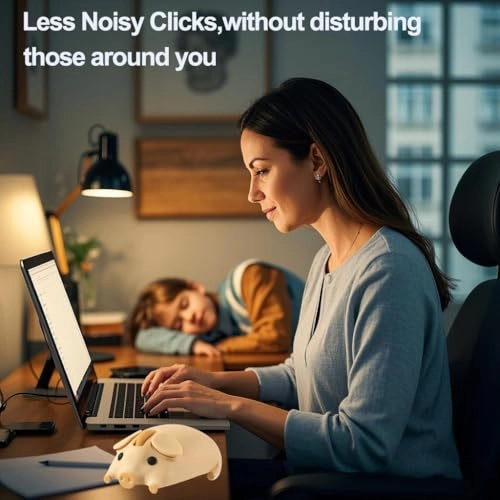 Cute Pig Wireless Mouse - Wireless