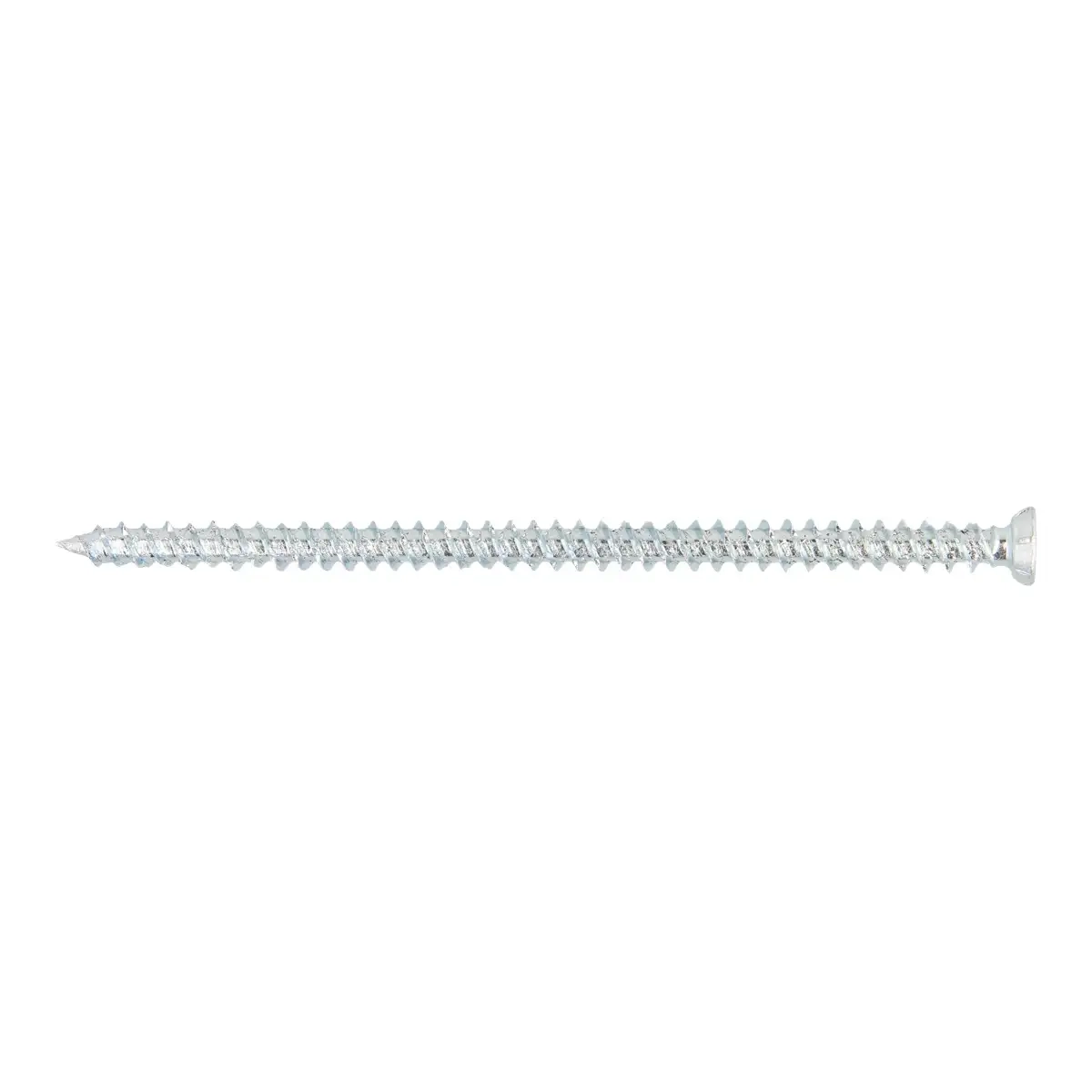 Diall Zinc-Plated Steel Concrete Screw Pack 7.5mm 132mm