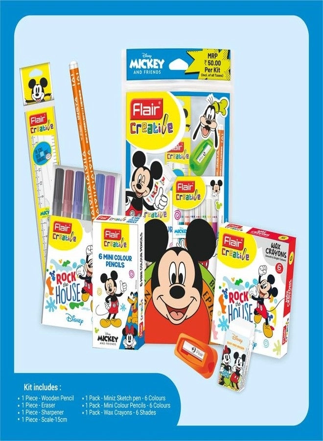 Creative Series Disney Mickey Mouse Stationery Kit - 34 piece(s) Pack
