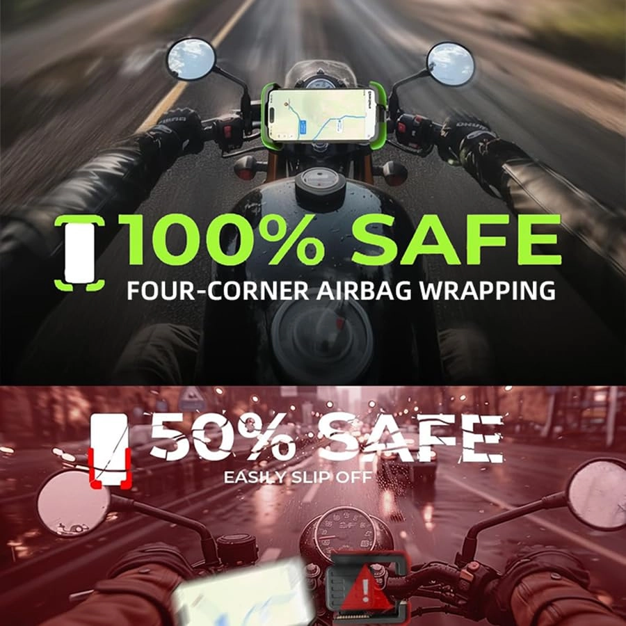 Mobile Phone Holder - 360° Rotation Auto Lock