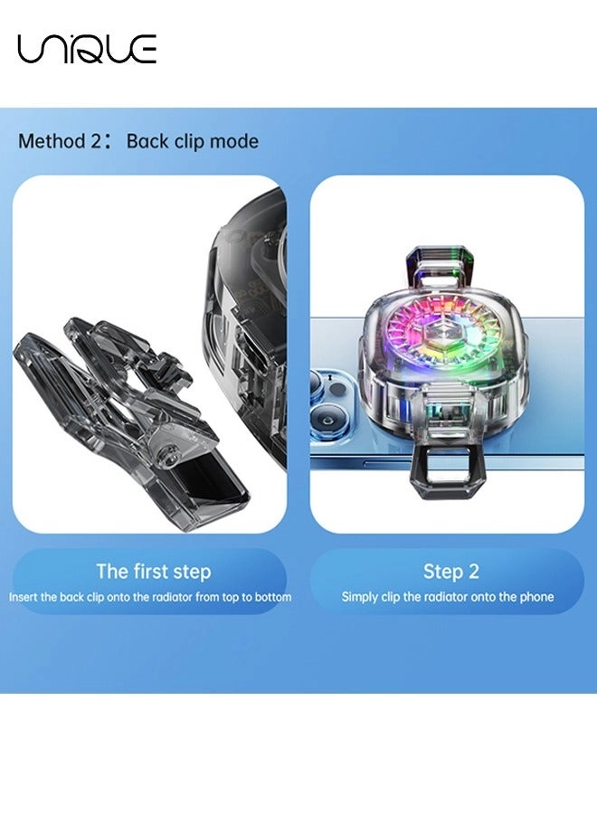 Magnetic Phone Cooler - RGB Transparent