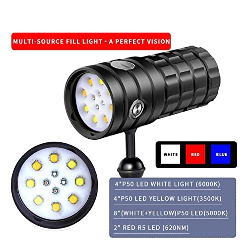 S1 Diving Flashlight Rechargeable (25000lm)