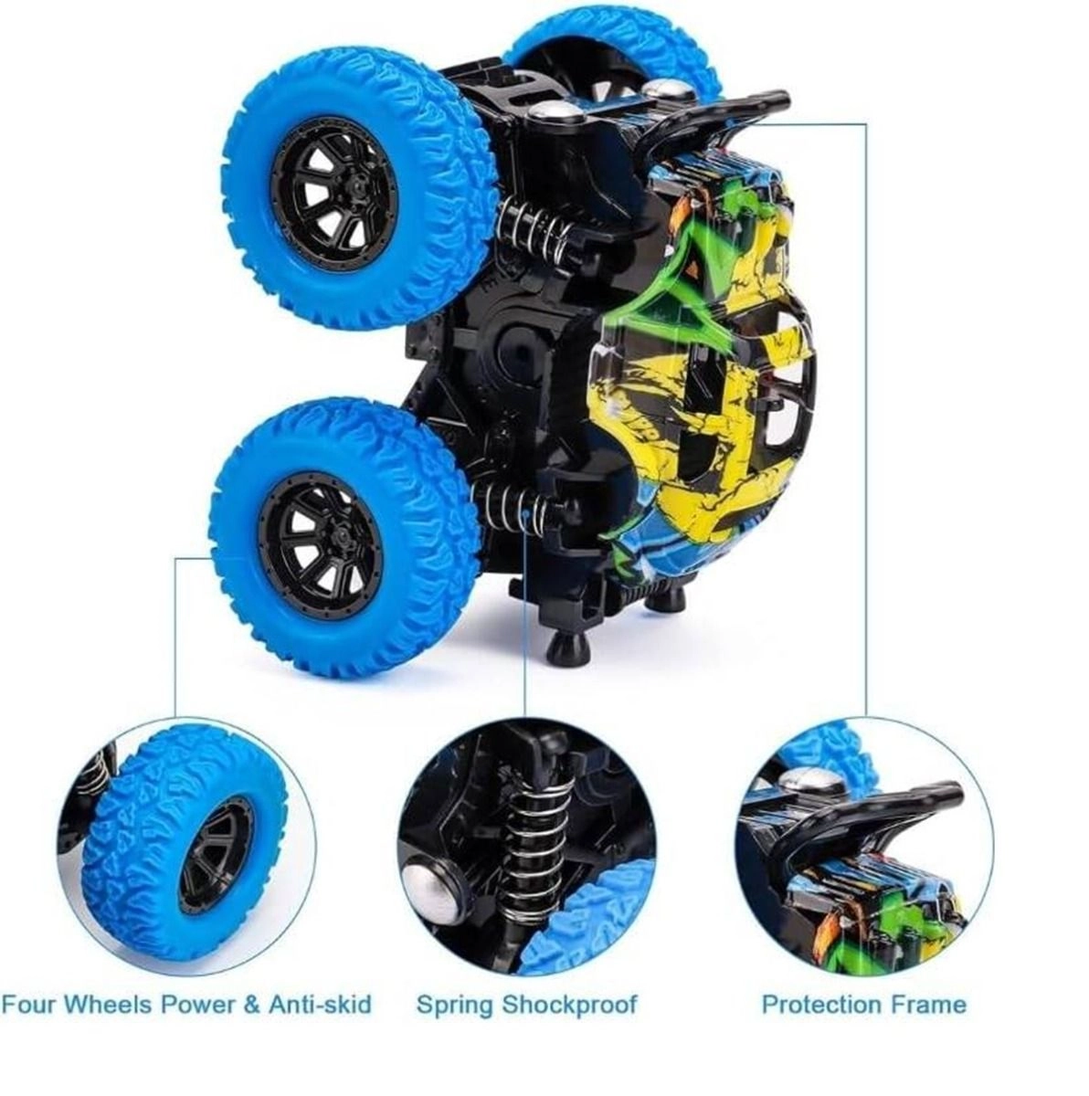 Friction Stunt Monster Truck