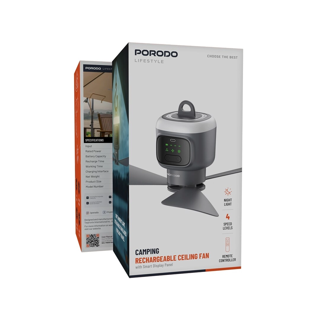 Camping Rechargeable Ceiling Fan
