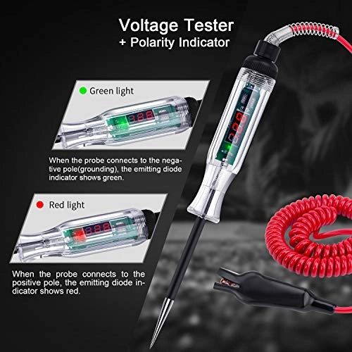 Automotive Circuit Tester - 2.6V-32V Alligator clip