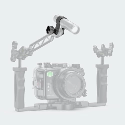 DH-3 - 24mm Adjustable Diving Flashlight Holder Mount Clamp