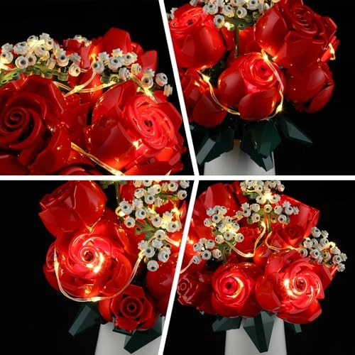 LED Lighting Kit for Lego Icons The Bouquet of Roses - Compatible with Lego 10328