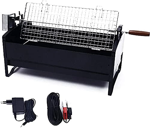 Portable Folding Stainless Steel Electric Grill - Charcoal Electric