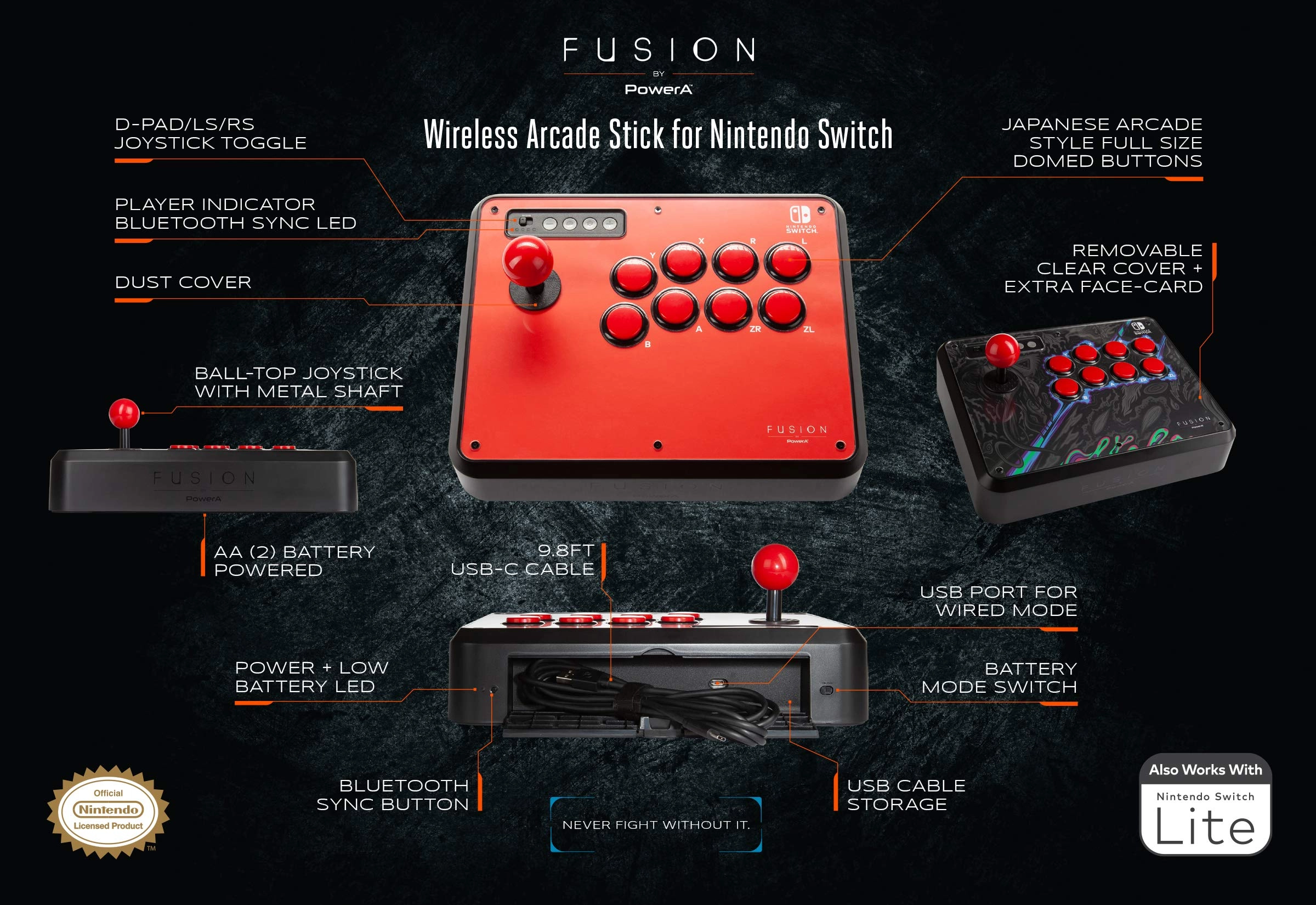 FUSION - Red/Black Nintendo Switch