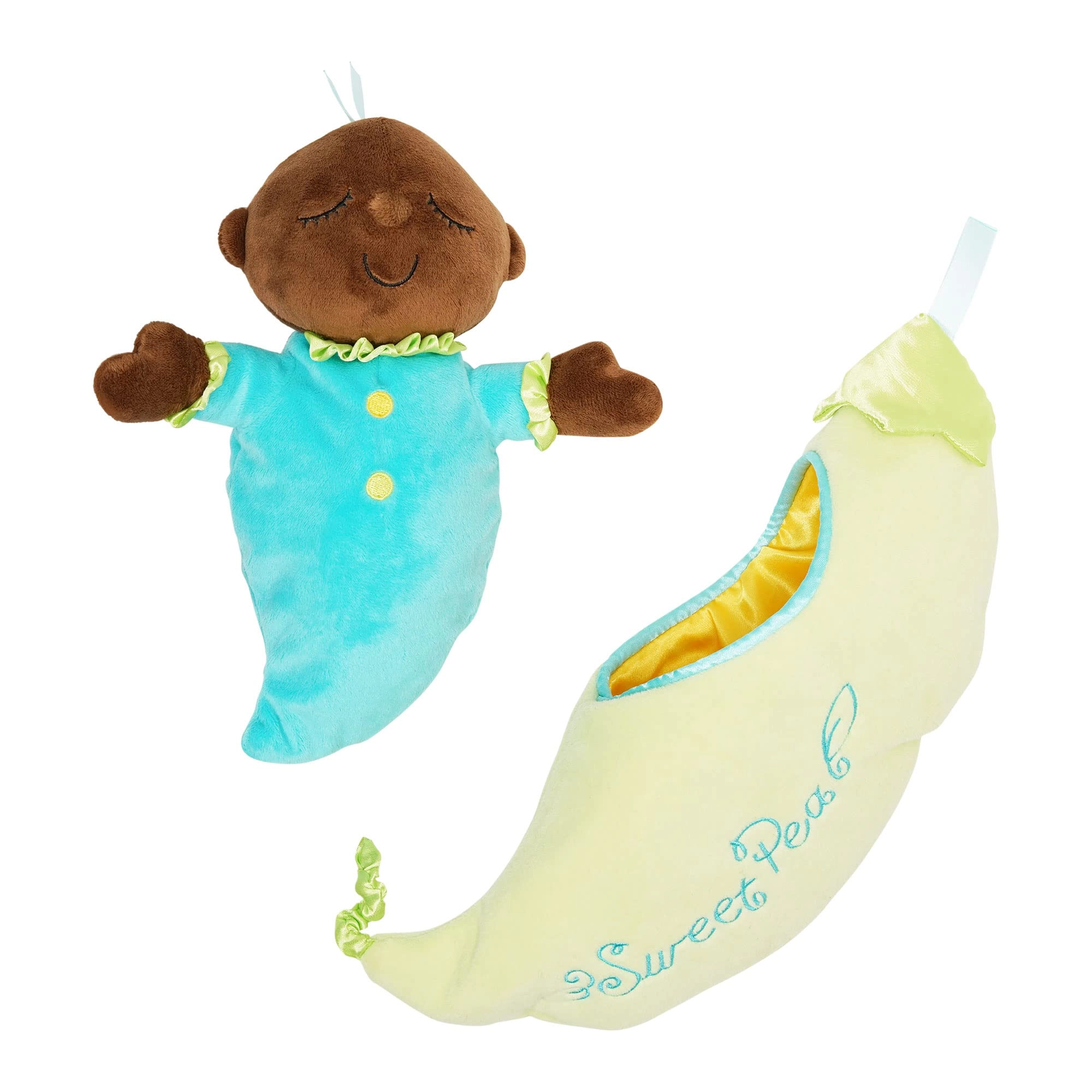 Sweet Pea Baby Doll - Snuggle Pod 10 inches Polyester Ages 6+