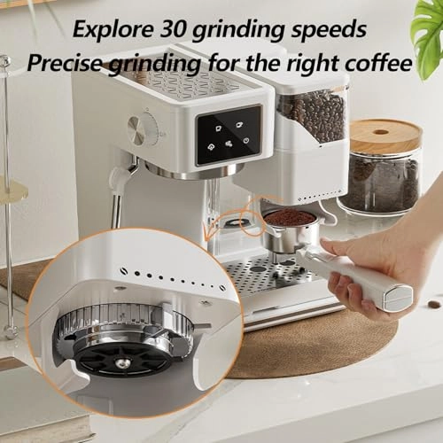 Coffee Grinder - Touch Display Milk Frother