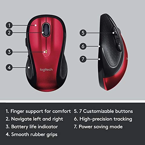 M510 Ambidextrous Mouse - Wireless