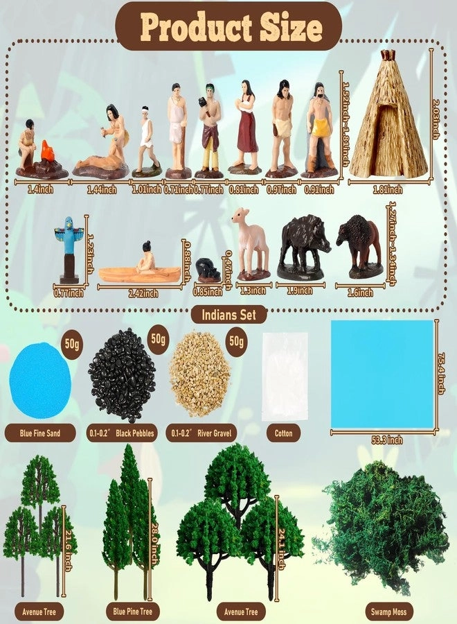 American Indian Figurines - Resin