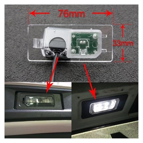 Rear View Camera - Night vision Universal RCA Connector 720P