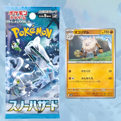 Pokemon Snow Hazard Booster Pack - Japanese 20pcs Bundle
