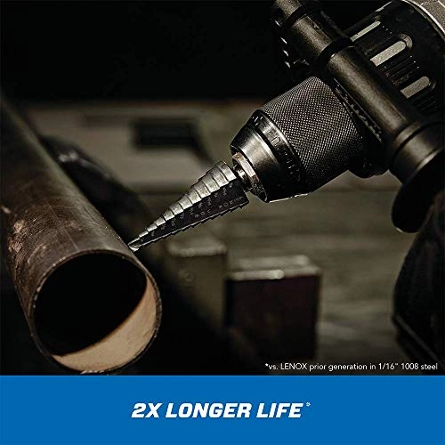 Step Drill Bit - 1 1/2-Inch to 1-Inch