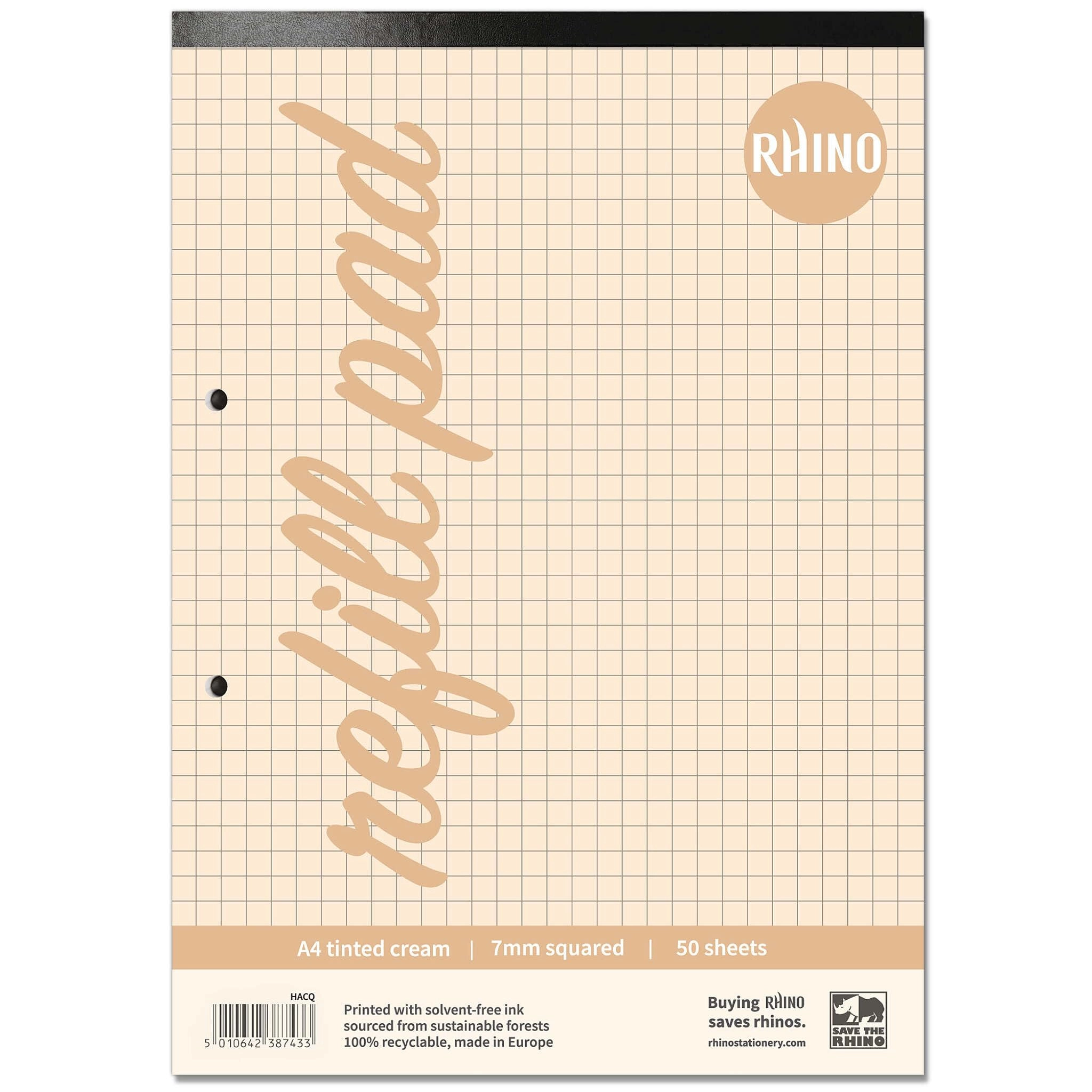 Refill Pad A4 Softcover - Grid 50 Sheets