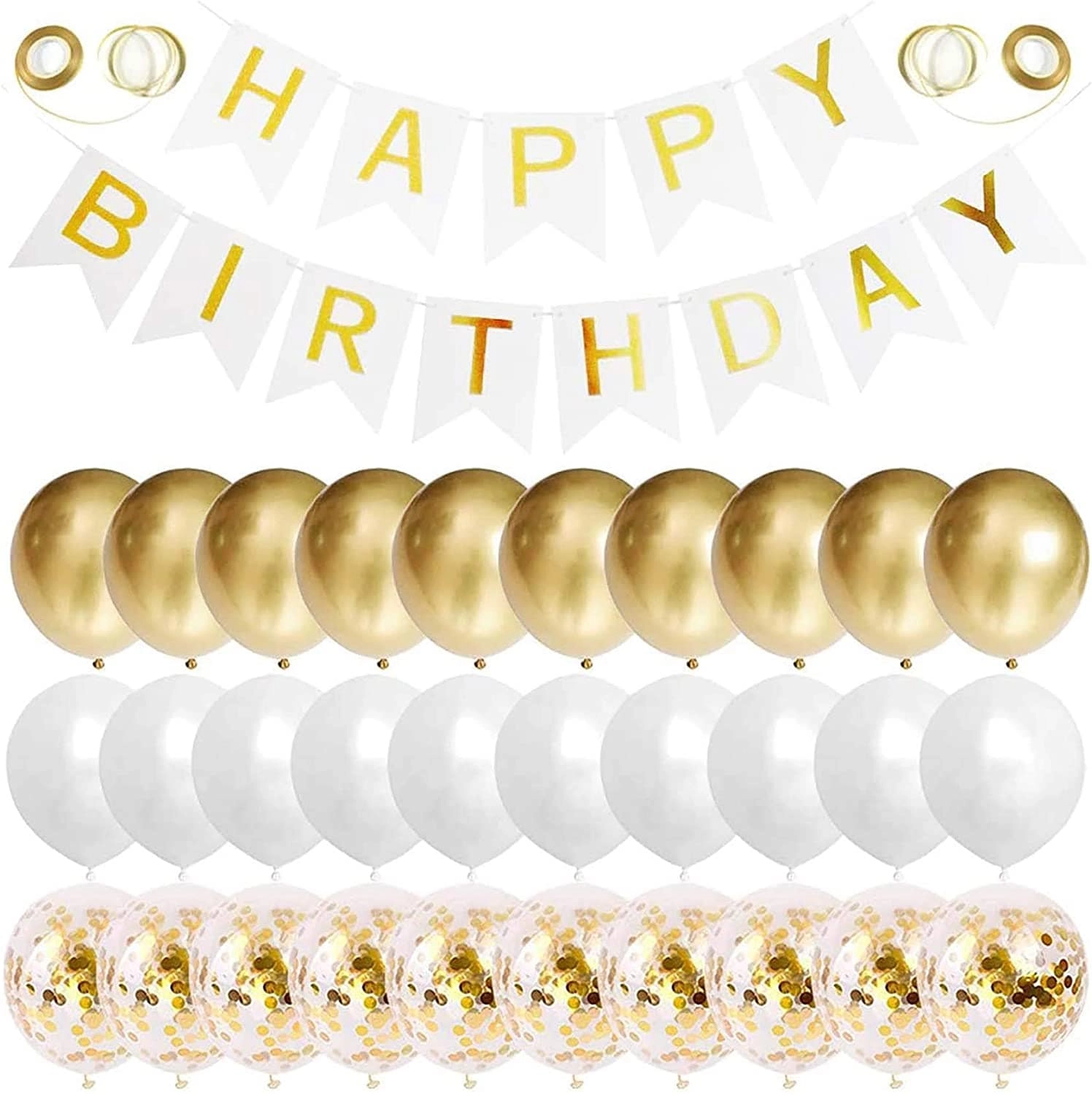 Party Time Trading LLC 33-Pieces Happy Birthday Decoration Set