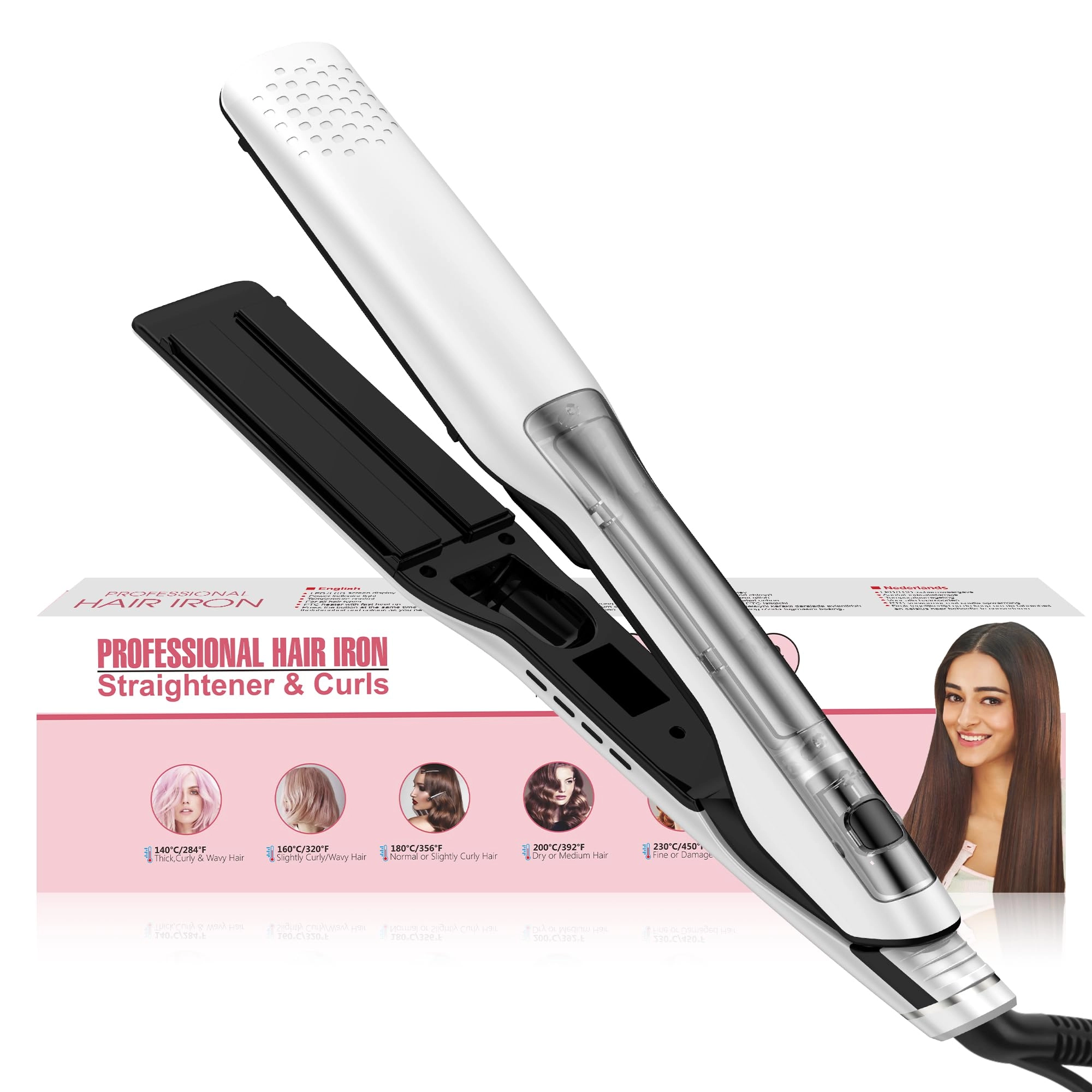 ukliss Steam Hair Straightener - 40mm