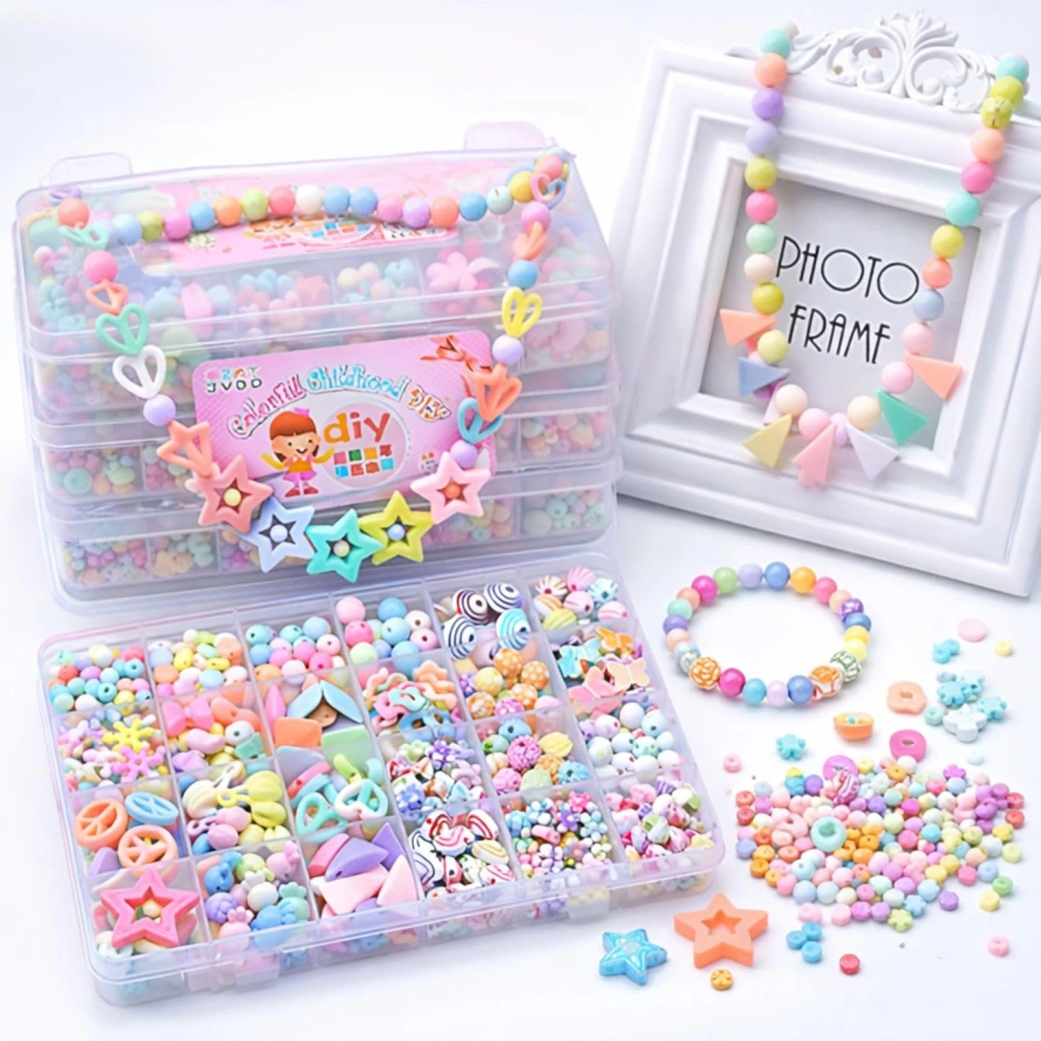 9638971060, SYGA HOME FURNISHING Beads-P - Multicolor 9
