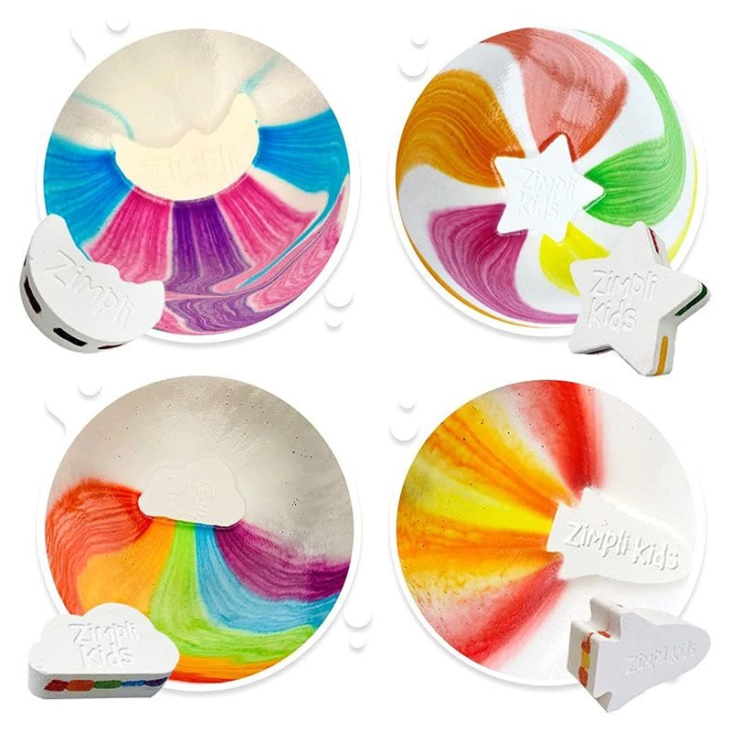 Baff Bomb - White Moon Rainbow Effect