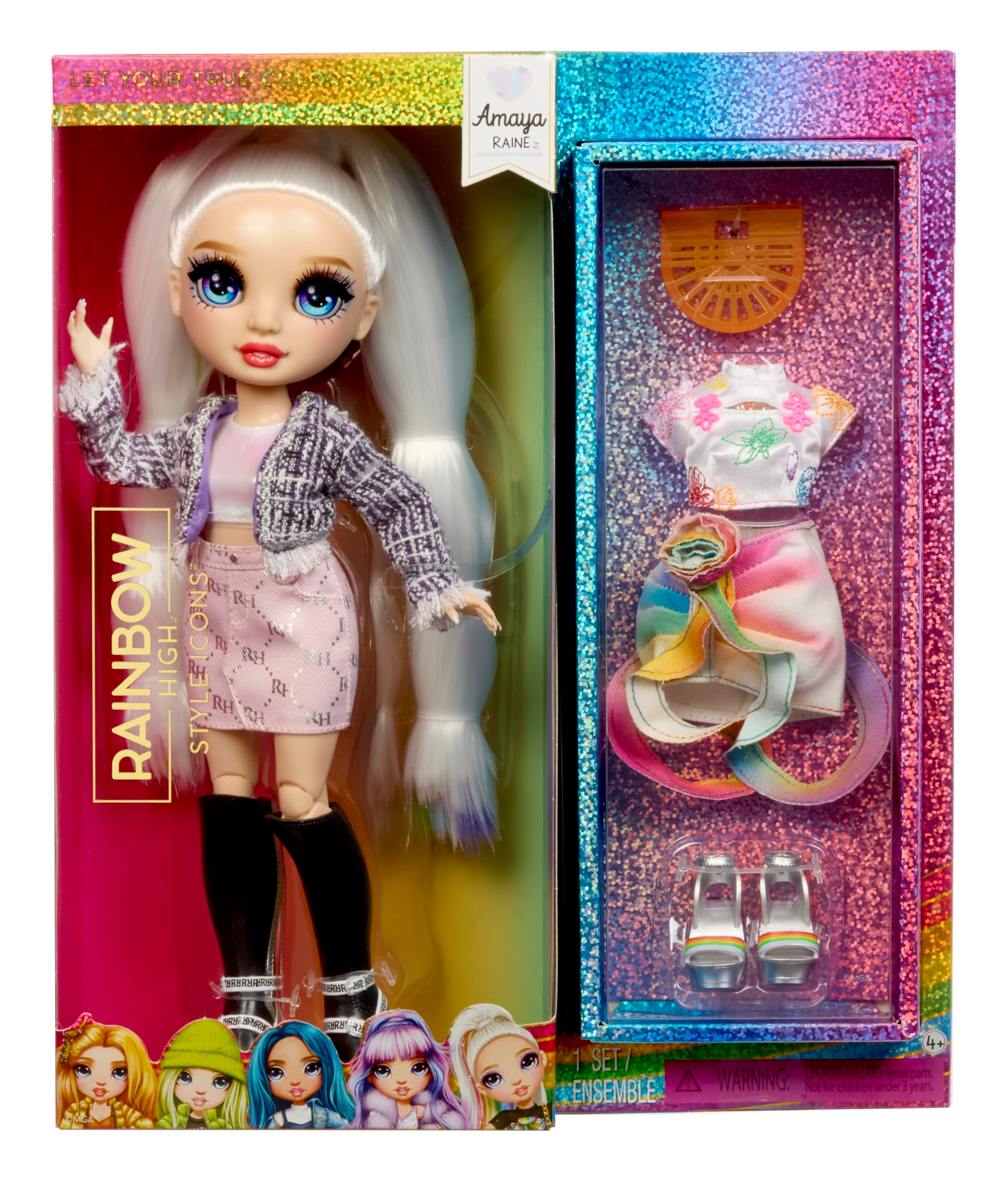 Rainbow High Amaya Fashion Doll - 28 cm Second Outfit 13 points of articulation