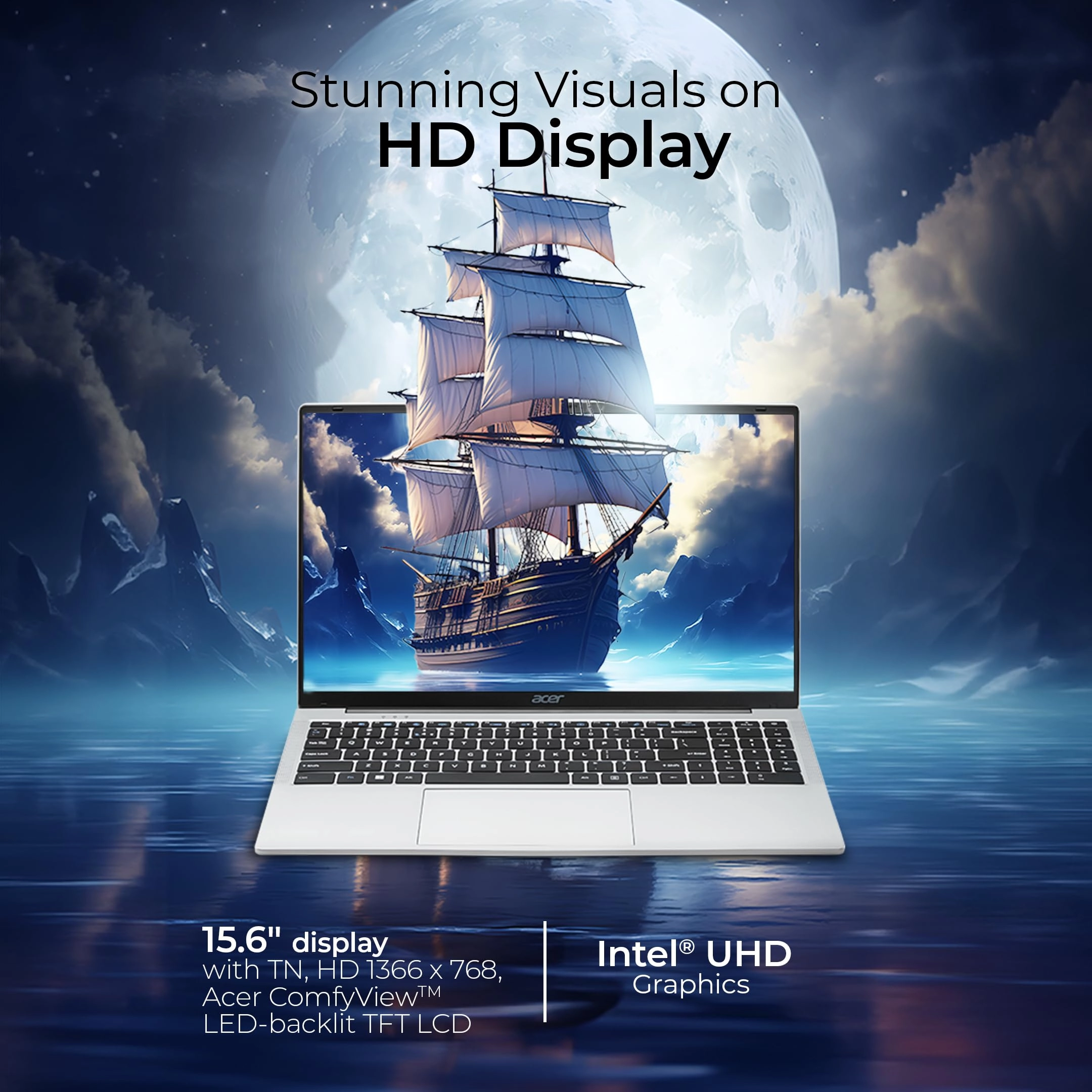 Aspire 3 A325-45 - 15.6'' N6000 12GB LPDDR4X 256GB SSD