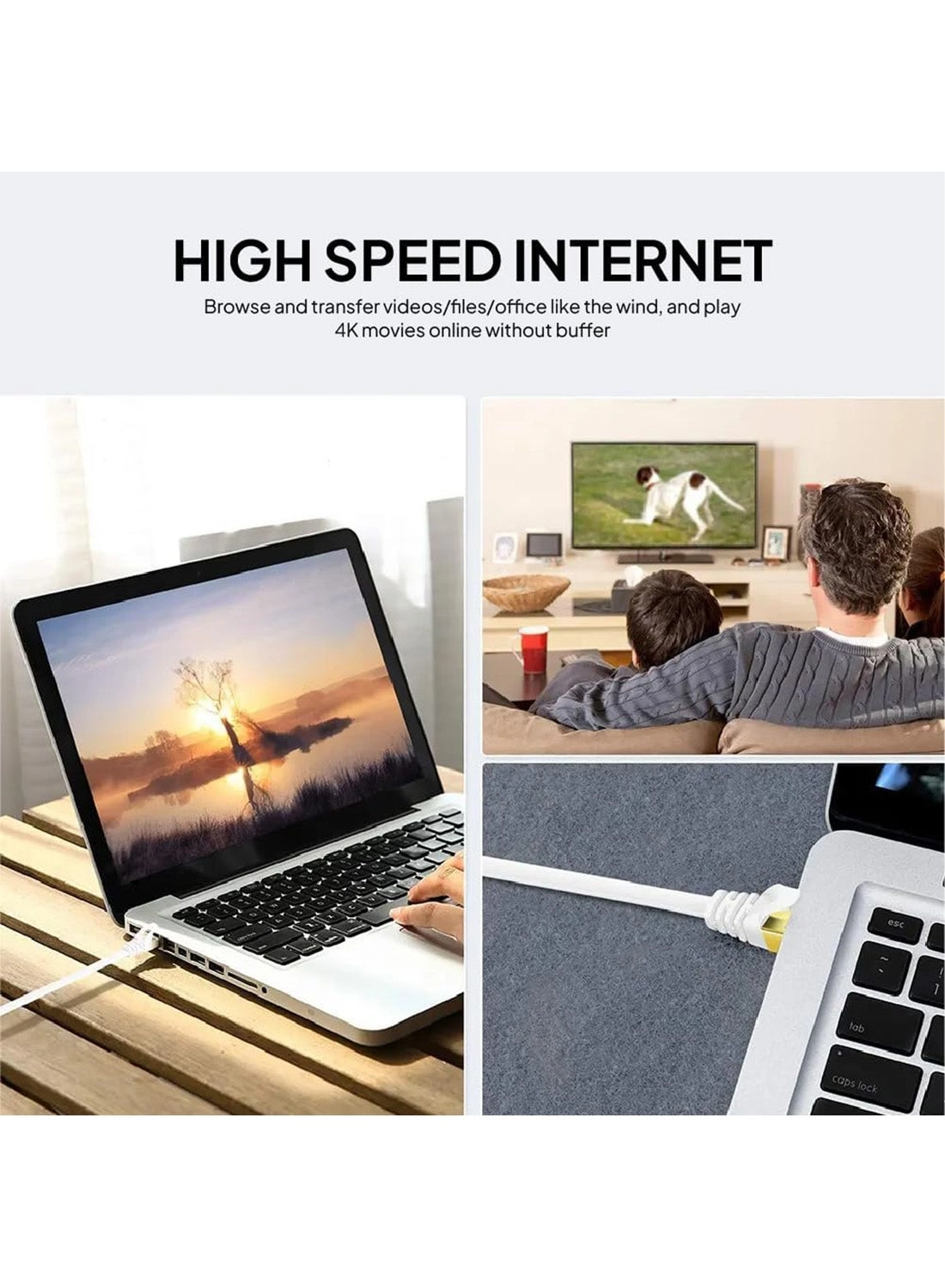 Cat.6 UTP Patch Cable - 0.5 Meter