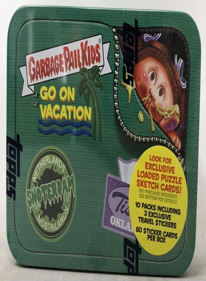 Garbage Pail Kids Go On Vaction Tins