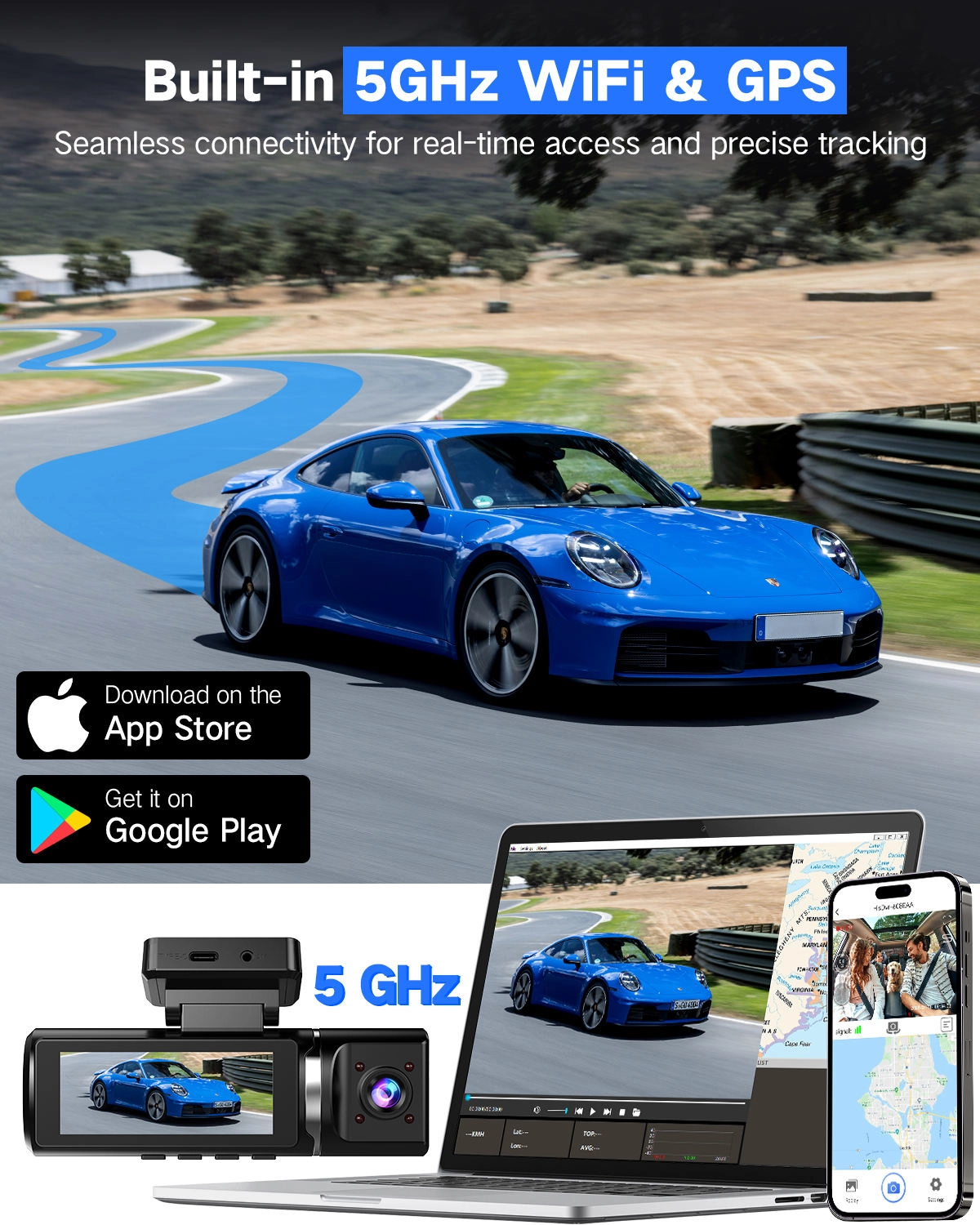 GPS Dash Cam - 4K