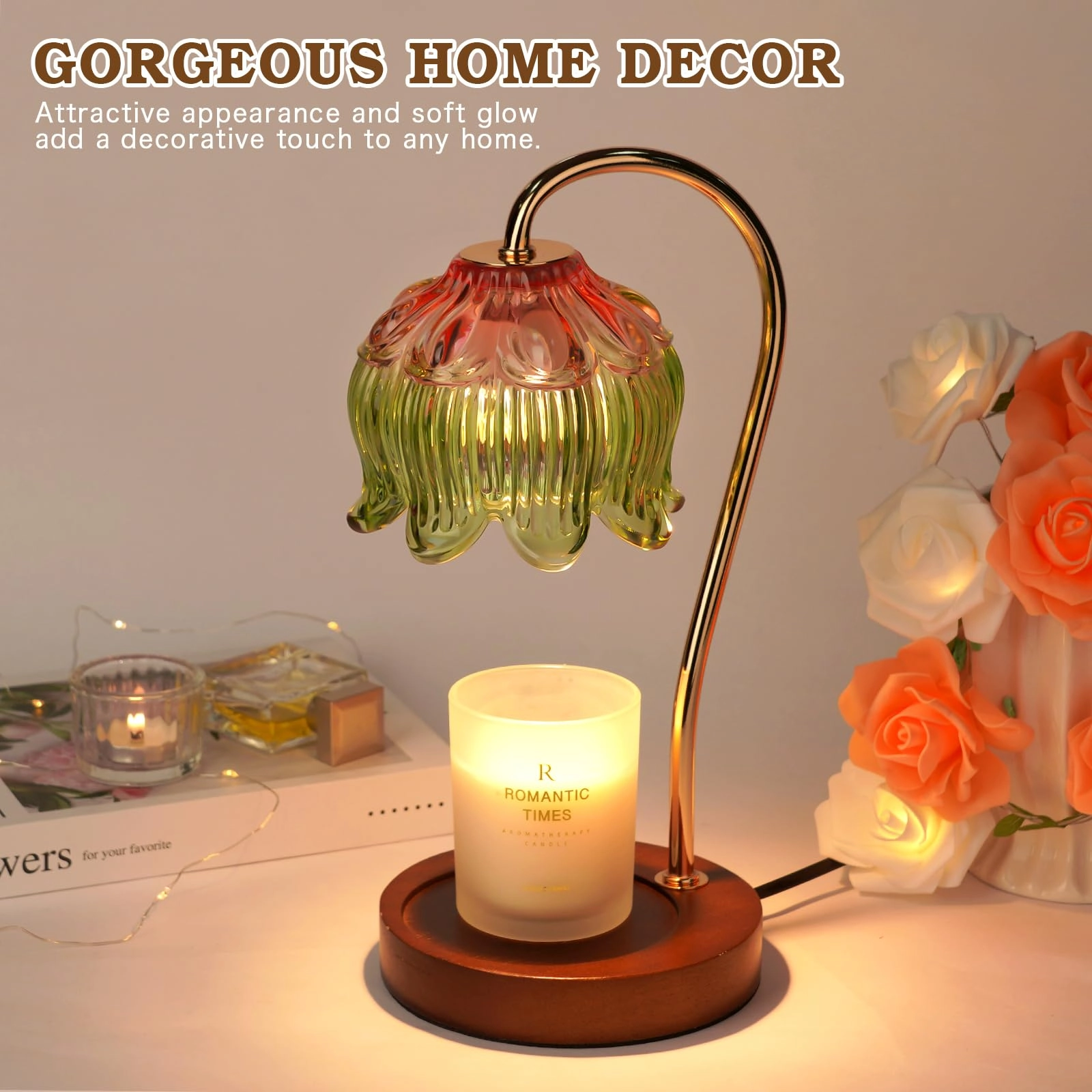Strawberry Candle Warmer Lamp - Timer Dimmable