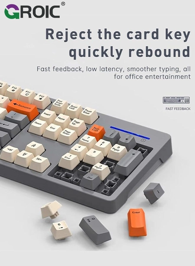 Green Typewriter Keyboard - Standard Wired