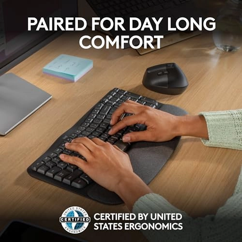 Wave Keys + Lift Vertical Mouse - ARA Layout Bluetooth