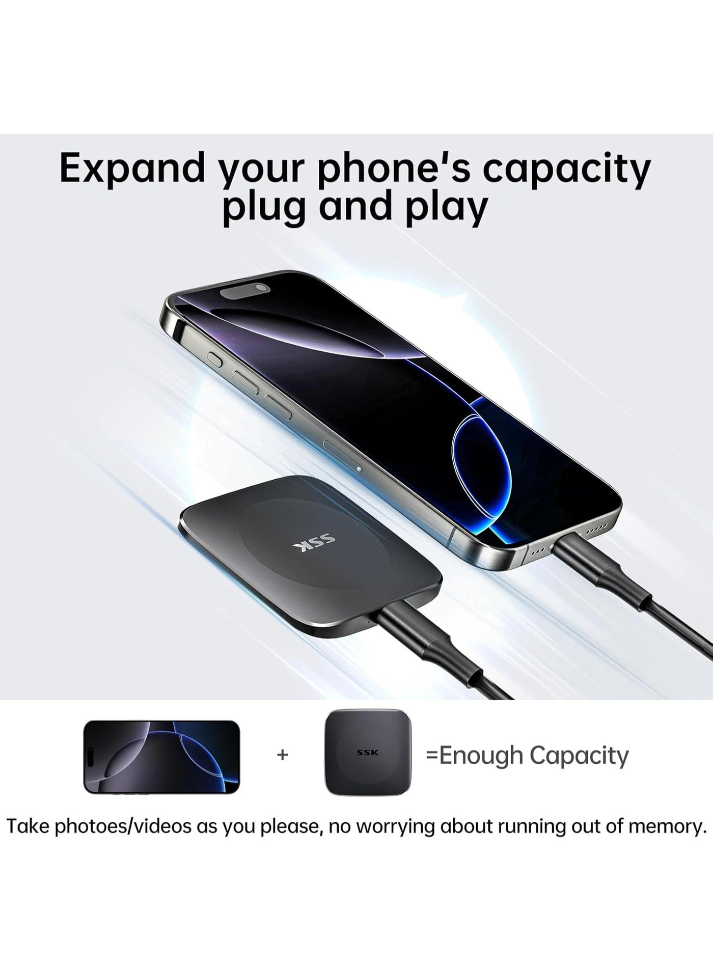 Portable External SSD - 128GB