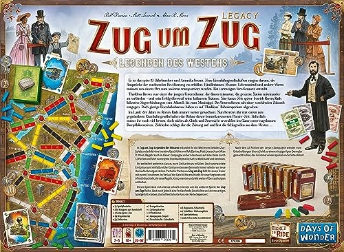 Zug um Zug Legacy: Legenden des Westens (German)