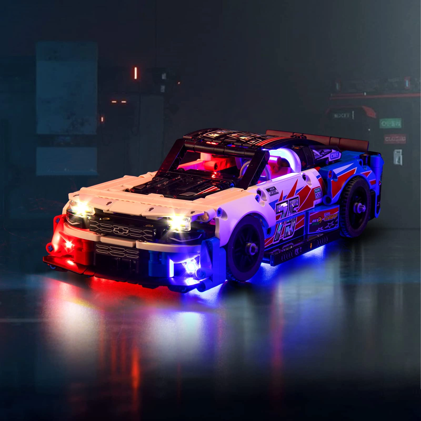Vonado LED Light Set for Technic NASCAR Next Gen Chevrolet Camaro ZL1 42153 - Technic NASCAR