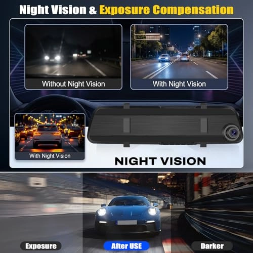 Mirror Dash Cam - 1080P