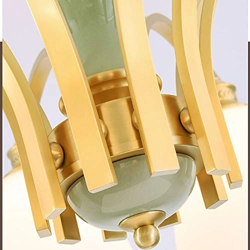 Hanging Light - Copper and glass 92*40cm