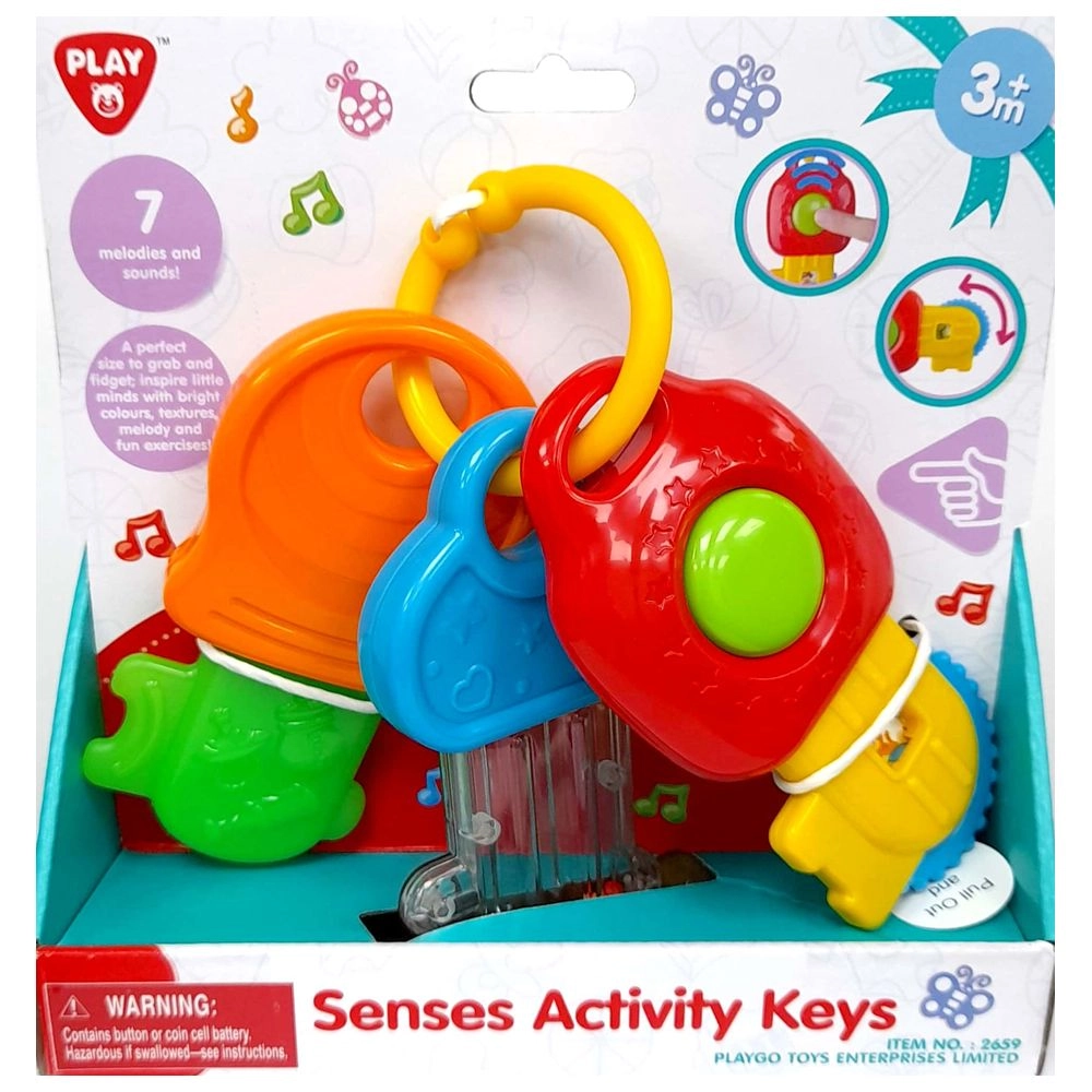 Senses Activity Keys - Suitable for 3 months & above
