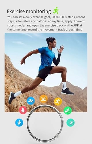 Smart Ring - IP68 Waterproof Heart Rate Blood Oxygen