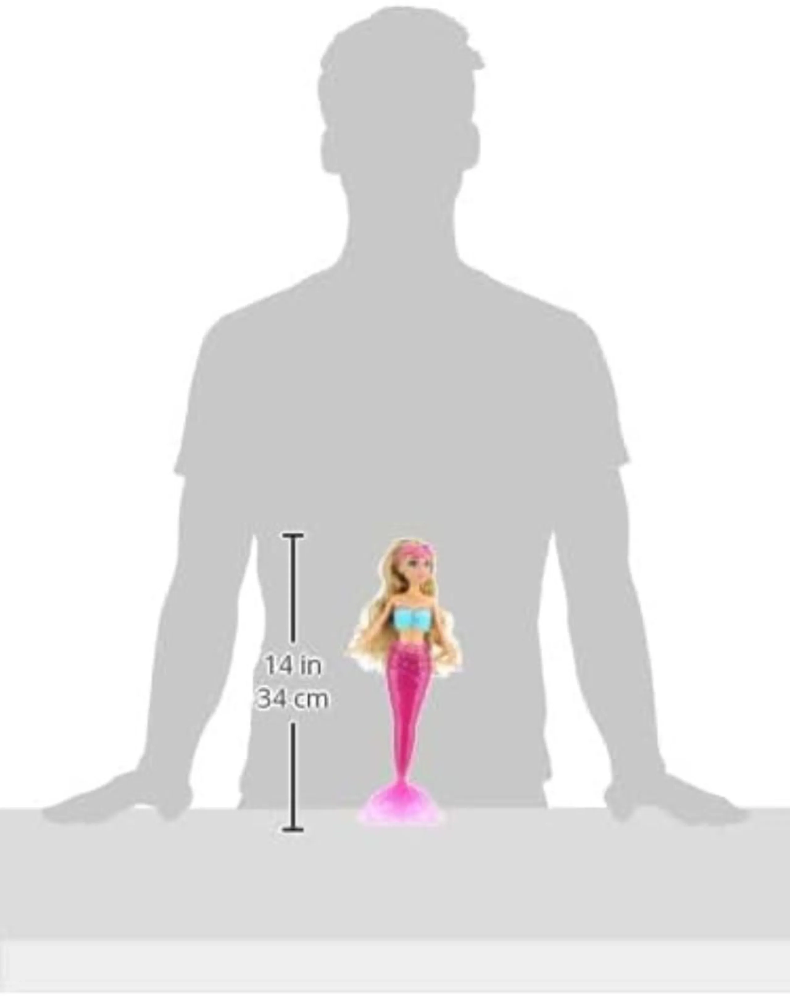 Dreameez Light Up Mermaid Fashion Doll - Ages 3+ Set