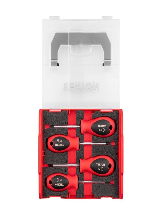 TEKTON Phillips and Slotted Screwdriver Set (4 Pcs)