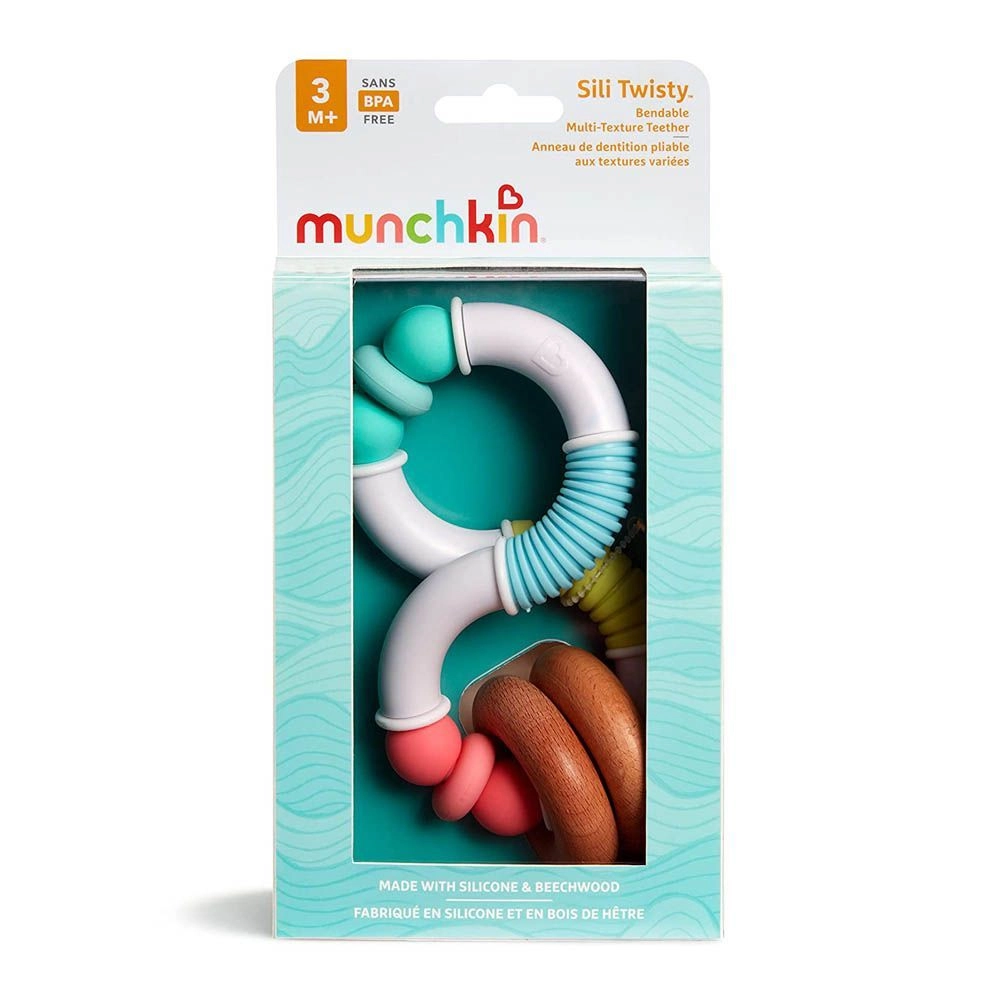 Sili Twisty Bendable - 100% natural beechwood and food-grade silicone