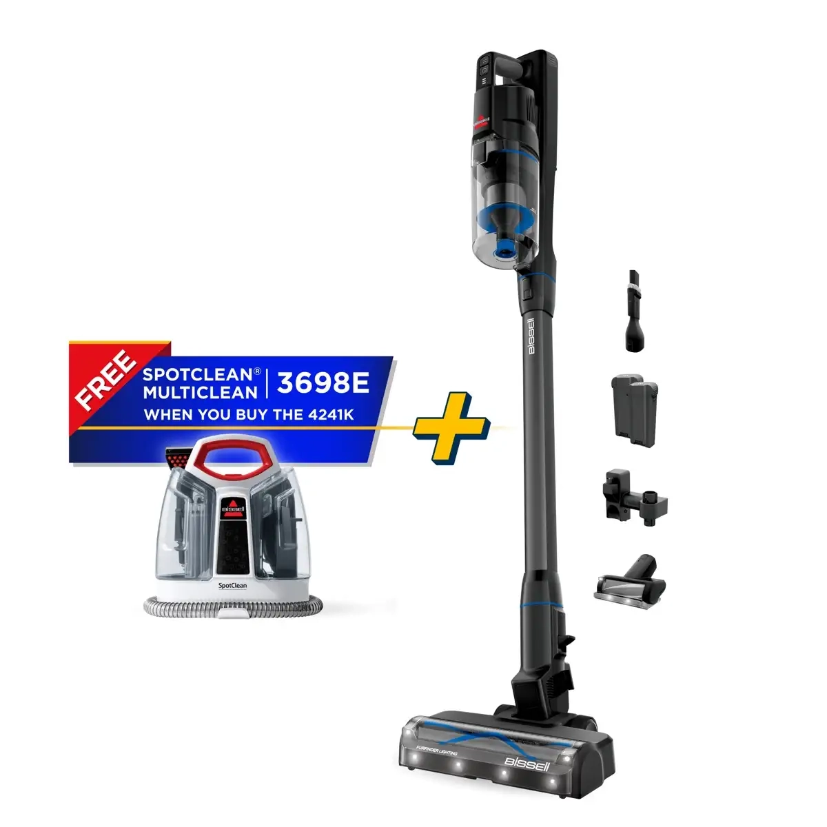 Bissell Powerclean Furguard - Cordless 100 minutes + SpotClean