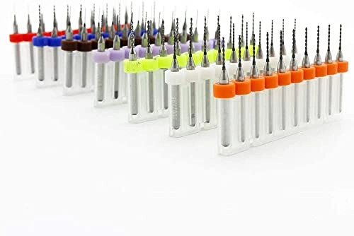 Micro Drill Bit - Tungsten Steel Carbide 10 Pcs 0.8mm