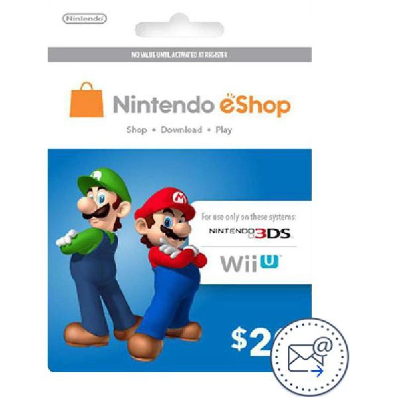 Nintendo 20$ eShop Payment and Recharge Card
